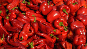 Red 4k Uhd Bell Peppers Wallpaper