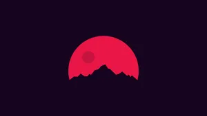 Red 4k Uhd Moon Art Wallpaper