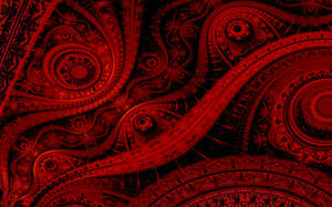 Red Abstract Art Wallpaper