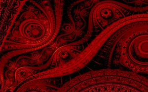 Red Abstract Art Wallpaper