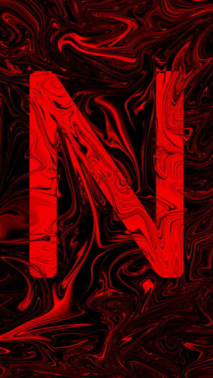 Red Abstract N Wallpaper