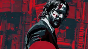 Red Aesthetic Art John Wick Hd Wallpaper