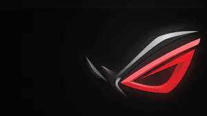 Red And Black Asus Rog Gaming Laptop Logo Wallpaper