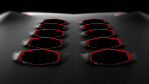 Red And Black Lamborghini Carbon Fiber Wallpaper