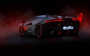 Red And Black Lamborghini Wallpaper