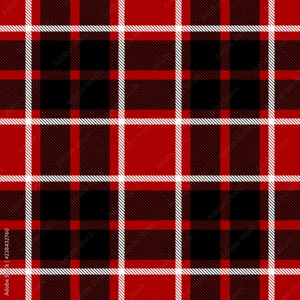 Red And Black Plaid- A Timeless Print Wallpaper