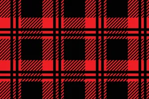 Red And Black Plaid Pattern Wallpaper