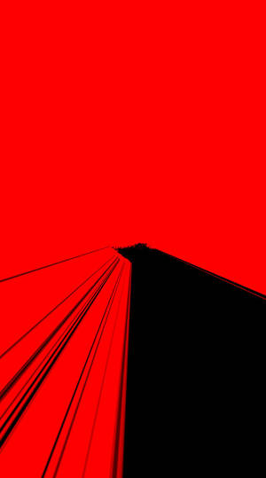 Red And Black Vaporwave Road Wallpaper