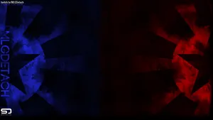 Red And Blue Star Mlg Wallpaper