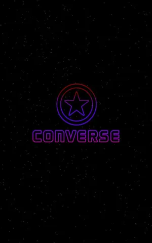 Red And Purple Converse Logo Wallpaper