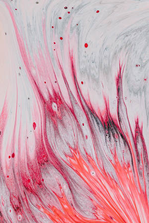 Red And White Abstract Painting Wallpaper