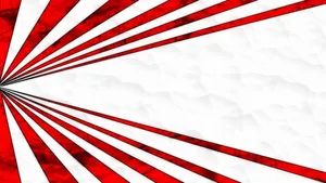 Red And White Diagonal Stripes Rays Wallpaper