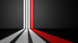Red And White Lines Clean 4k Wallpaper