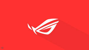 Red And White Rog Wallpaper