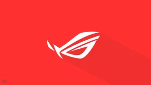 Red And White Rog Wallpaper