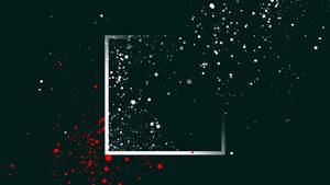 Red And White Splatter Border Backgrounds Wallpaper
