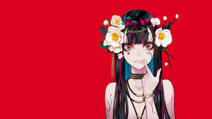 Red Anime Yumeko Jabami Wallpaper