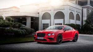 Red Bentley Continental Supersports Wallpaper