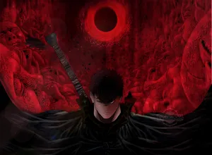 Red Black Guts Berserk Wallpaper