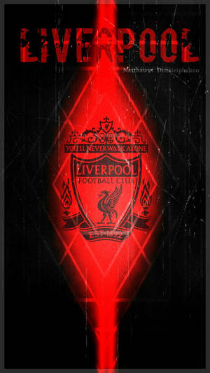 Red Black Liverpool Fc Artwork Wallpaper