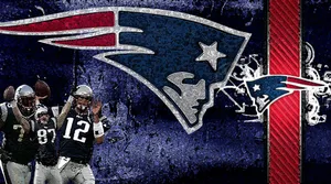 Red Blue Patriots Logo Team Wallpaper