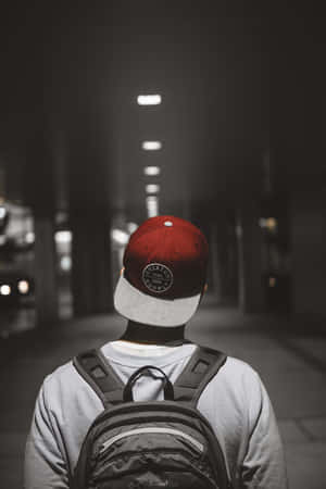 Red Brixton Cap Photography Wallpaper