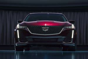 Red Cadillac Ct5 Wallpaper