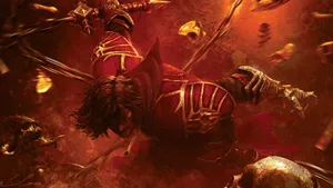 Red Castlevania Gabriel Belmont Wallpaper