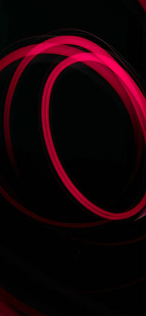 Red Circles Glowing Wallpaper