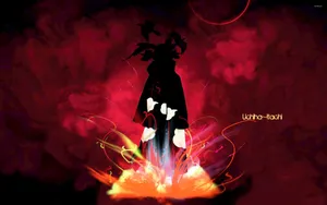 Red Clouds Itachi Uchiha Wallpaper