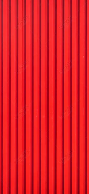 Red Corrugated Metal Wall Background Wallpaper