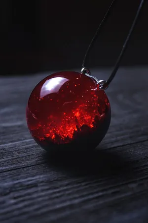 Red Crystal Ball Wallpaper