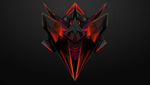 Red Crystal Gaming Logo Wallpaper