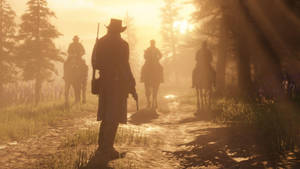 Red Dead Redemption 2 4k Cowboy Hat Wallpaper