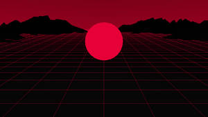 Red Dot Outrun Wallpaper