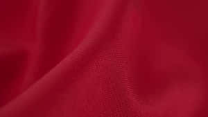 Red Fabric Texture And Folds Wallpaper