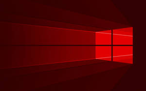 Red Gradient Windows 11 Logo Wallpaper