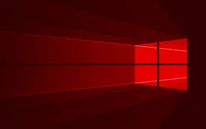 Red Gradient Windows 11 Logo Wallpaper