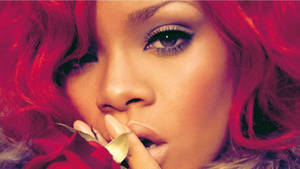Red-haired Rihanna Wallpaper