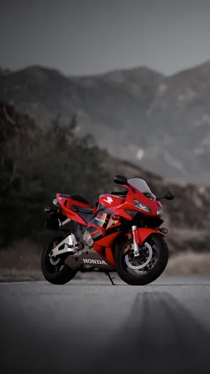 Red Honda Bikes Iphone Wallpaper