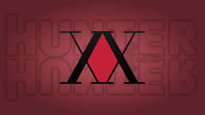 Red Hunter X Hunter Logo Wallpaper