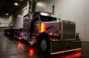 Red Lights Cool Truck Wallpaper