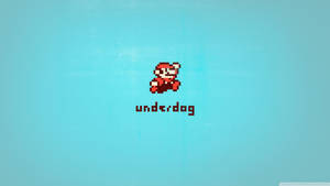 Red Mario 8 Bit Wallpaper