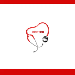 Red Mbbs Doctor And Stethoscope Wallpaper
