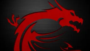 Red Msi Dragon Wallpaper