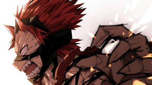 Red Riot Eijiro Kirishima Artwork Wallpaper