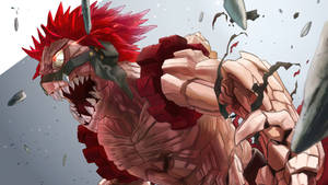 Red Riot Unbreakable Eijiro Kirishima Artwork Wallpaper