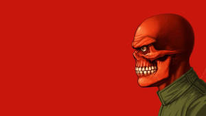Red Skull Digital Art Wallpaper
