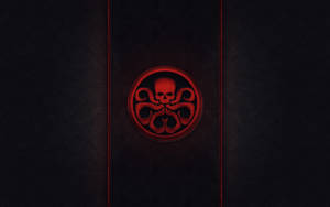 Red Skull Hydra Flag Wallpaper