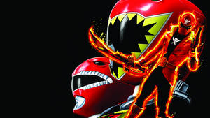 Red Super Megaforce Power Rangers Wallpaper